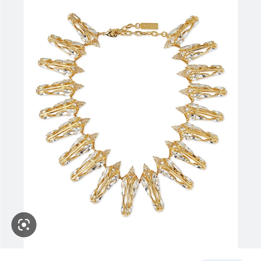 Auden Prism Collar Necklace - Gold and Crystal